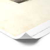 San Jose, CA. Panoramakarte 1869 (1559A) Poster (Ecke)