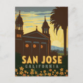 San Jose, CA Postkarte (Vorderseite)