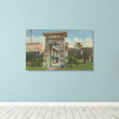 San Jose, CA - Replik des ägyptischen Schreins Leinwanddruck (Insitu (Holzboden))