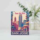 San Jose, CA, Save The Date (Stehend Vorderseite)