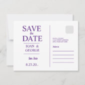 San Jose, CA, Save The Date (Rückseite)