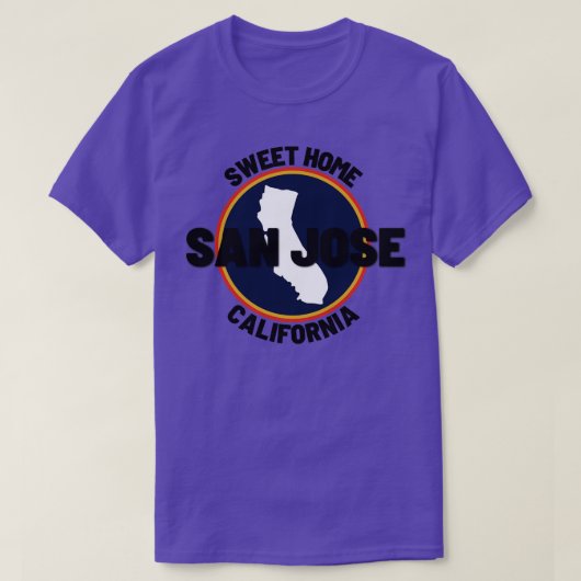 San Jose California 10 T-Shirt (Design vorne)