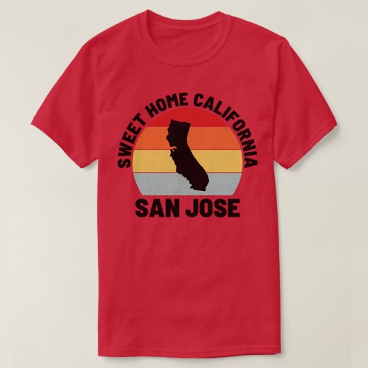 San Jose California 2 T-Shirt (Design vorne)