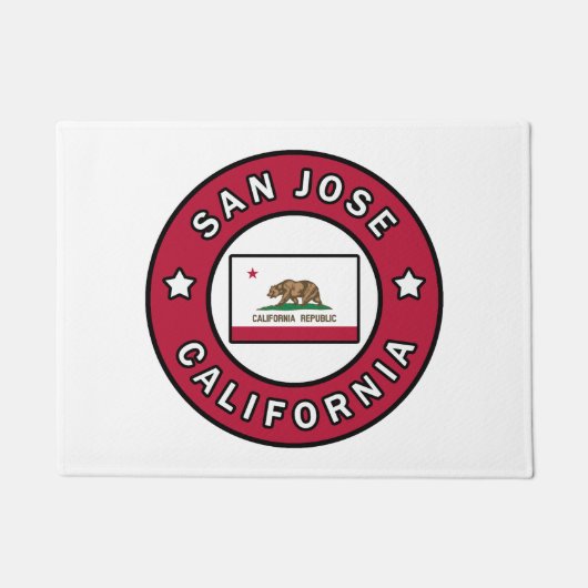 San Jose California Fußmatte (Vorderseite)