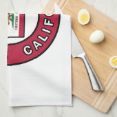 San Jose California Geschirrtuch (Viertel Falte)