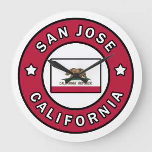 San Jose California Große Wanduhr