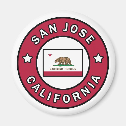 San Jose California Magnet (Vorne)