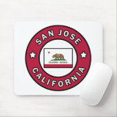 San Jose California Mousepad (Mit Mouse)