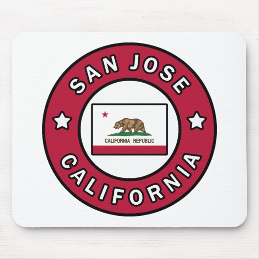 San Jose California Mousepad (Vorne)