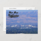 San Jose California Postcard Postkarte (Vorne/Hinten)