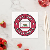 San Jose California Serviette (Beispiel)