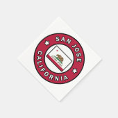 San Jose California Serviette (Ecke)