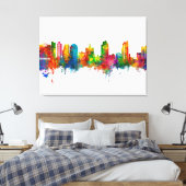 San Jose California Skyline Leinwanddruck (Insitu (Schlafzimmer))