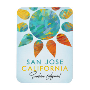 San Jose California Sunshine Travel Magnet