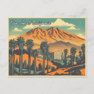 San Jose California Travel Postkarte