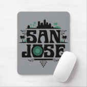 San Jose California United States Mousepad (Mit Mouse)