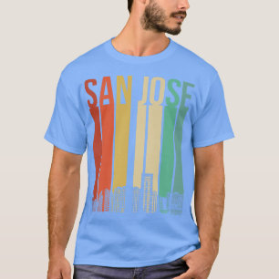 San Jose California USA Flag Nor Cal Bear Bay Area T-Shirt