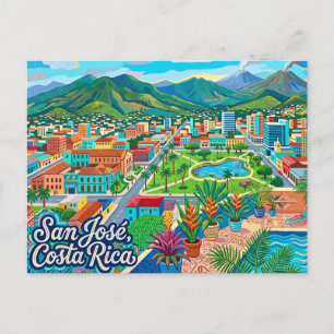 San José, Costa Rica Postkarte