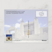 San José de Gracia Church, Las Trampas, NM Postkarte (Rückseite)