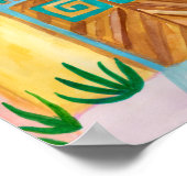 San Jose de Gracia Kirche Santa Maria delle Gracia Poster (Ecke)