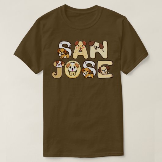San Jose Dog 1 T-Shirt (Design vorne)