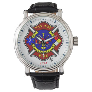 San Jose Feuerwehr VintageWatch Armbanduhr