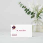 San Jose Fire Department Business Card Visitenkarte (Stehend Vorderseite)