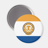 San Jose Flag Magnet (Vorderseite/Rückseite)