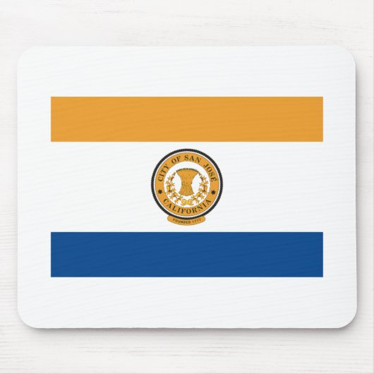 San Jose Flag Mousepad (Vorne)