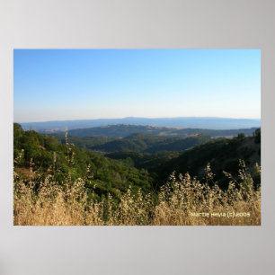 San Jose Foothills Duftende Gras Poster