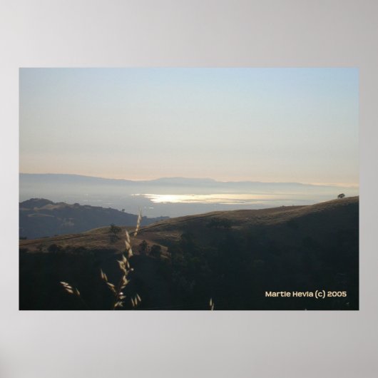 San Jose Foothills Poster (Vorne)