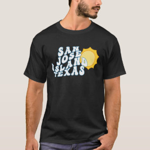 San Jose Island Texas TX Sonnenaufgang Urlaub Souv T-Shirt