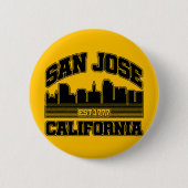 San Jose, Kalifornien Button (Vorderseite)