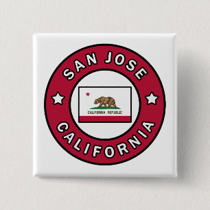 San Jose Kalifornien Button