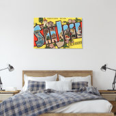 San Jose, Kalifornien, Große Briefszenen 2 Leinwanddruck (Insitu (Schlafzimmer))