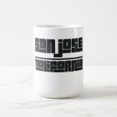 San Jose - Kalifornien Kaffeetasse (Mittel)