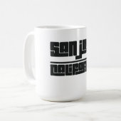 San Jose - Kalifornien Kaffeetasse (Vorderseite Links)