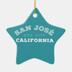 San Jose Kalifornien Keramik Ornament