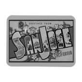 San Jose, Kalifornien Magnet (Horizontal)