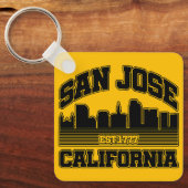 San Jose, Kalifornien Schlüsselanhänger (Vorderseite)
