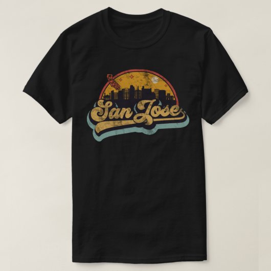 San Jose, Kalifornien T-Shirt (Design vorne)