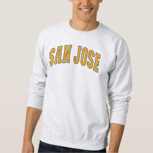 San Jose Kalifornien Varsity College Stil Sweatshirt