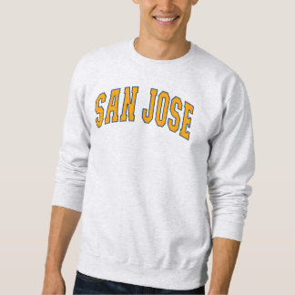 San Jose Kalifornien Varsity College Stil Sweatshirt