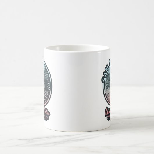 SAN JOSE - KALIFORNIEN VINTAG KAFFEETASSE (Mittel)