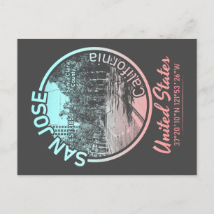 SAN JOSE - KALIFORNIEN VINTAG POSTKARTE