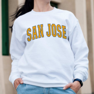 San Jose Kalifornien Vintage College-Stil Sweatshirt