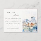 San Jose, kalifornische Hochzeitsstimmung Begleitkarte (Vorderseite)