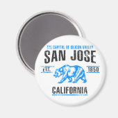 San Jose Magnet (Vorderseite/Rückseite)