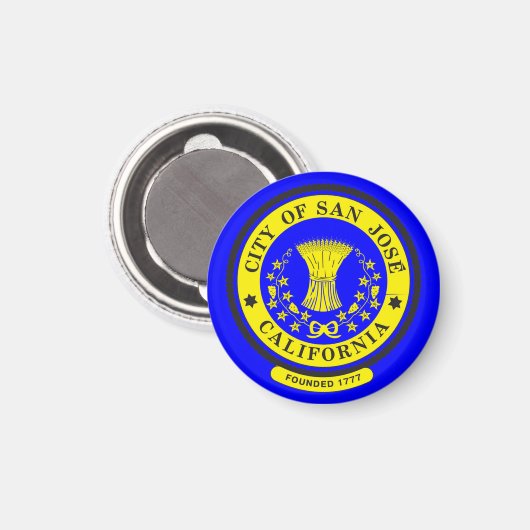 San Jose Magnet (Vorderseite/Rückseite)