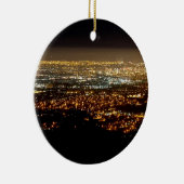 San Jose Night Skyline Keramik Ornament (Rechts)